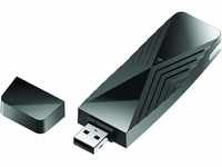 D-Link DWA-X1850 AX1800 Wi-Fi 6 USB-Adapter, 802.11ax, Dualband 2,4/5 GHz, High Speed