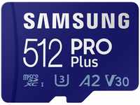 Samsung PRO Plus microSD-Karte, 512 GB, UHS-I U3, Full HD & 4K UHD, 160 MB/s...