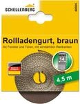 Schellenberg 44504 Rolladengurt 14 mm x 4,5 m System MINI, Rollladengurt,...