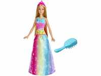 Barbie FRB12 Dreamtopia Regenbogen-Königreich Magische Haarspiel-Prinzessin...