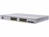 Cisco Business CBS250-24P-4G Smart Switch | 24 GE-Ports | PoE | 4 x 1G-SFP 