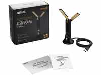 ASUS USB-AX56 WiFi-6 USB Stick (AX1800, USB 3.2, ASUS Gaming Design, WPA3)