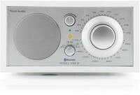 Tivoli Audio Model One BT Bluetooth UKW-/MW-Tisch Radio (Wei&szlig;/Silber)