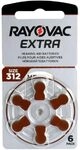 6x RAYOVAC Extra Advanced mit Active Core Technology 312 - die neuste Generation an