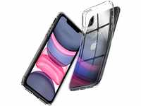 Spigen Liquid Crystal Hülle Kompatibel mit iPhone 11 -Crystal Clear