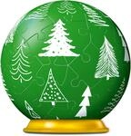 Ravensburger 3D Puzzle-Ball Weihnachtskugel Tannenbaum 11270-54 Teile - f&uuml;r