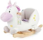Bieco Pl&uuml;sch Schaukeltier Einhorn, 60 cm | Kinder Schaukelstuhl mit...