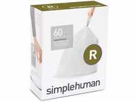 simplehuman CW0253 Code R passgenaue Müllbeutel, 3 x Packung mit 20 (60