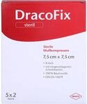 DracoFix Mullkompressen 7,5 x 7,5 cm steril, 5X2 St, 5X2 St