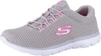 Skechers Damen Summits 12985 Turnschuhe, Gray Mesh/ Hot Pink Trim, 38 EU