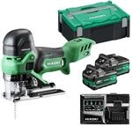 HiKOKI Akku-Stichs&auml;ge CJ36DB, Stabgriff, 36V, Brushless Motor, S&auml;ge | Inklusive 2x