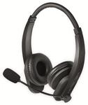LogiLink Bluetooth Stereo Headset, Mikrofon Schwarz Standard