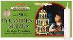 Knox Pyramidenkerzen wei&szlig; 14 x 70 mm, 50 St&uuml;ck