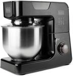BLACK+DECKER BXKM1000E - K&uuml;chenmaschine mit 5,2-Liter-Edelstahlsch&uuml;ssel, 8