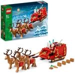 LEGO Schlitten des Weihnachtsmanns - Spielzeug f&uuml;r Kinder ab 9 Jahren mit Minifigur,