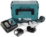 Makita DGA 517 RF1J Akku Winkelschleifer 18V 125mm + 1x Akku 3,0Ah + Ladeger&auml;t...