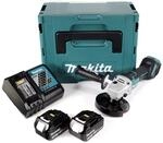 Makita DGA 517 RFJ Akku Winkelschleifer 18 V 125 mm Brushless + 2x Akku 3,0 Ah +