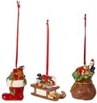 Villeroy & Boch - Nostalgic Ornaments Ornamente Geschenke 3-teilig Bunt, Ornament,