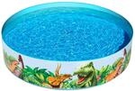Bestway Fill&lsquo;N Fun Planschbecken, Dino, 183 x 38 cm, 183x183x38 cm