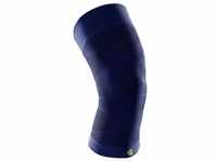 BAUERFEIND Unisex-Adult Sports Compression Knee Support Kniebandage, Marineblau, XL