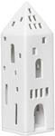 R&auml;der 14446 Living Windlicht Turm Porzellan 6 x 6 x 20.5 cm