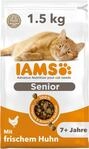 IAMS Senior Katzenfutter trocken mit Huhn - Trockenfutter f&uuml;r &auml;ltere Katzen ab 7