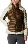 Columbia Labyrinth Loop Hooded Jacket Olive Green, Chalk - M