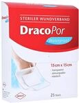 DRACOPOR waterproof Wundverband 15x15 cm steril 25 St