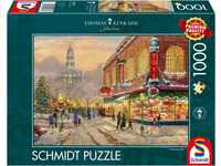 Schmidt Spiele 59936 Thomas Kinkade, Ein Weihnachtswunsch, 1000 Teile Puzzle