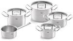 Fissler Original-Profi Collection/Edelstahl-Kochtopfset, 5-teilig, T&ouml;pfe mit