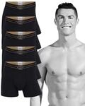 CR7 Cristiano Ronaldo Boxershorts f&uuml;r Herren, 5er-Pack, Gr&ouml;&szlig;e S-2XL