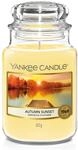 Yankee Candle Autumn Sunset Duftkerze, Glas, Gelb, 10.7 cm, Gro&szlig;