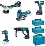 Makita Akku Spezialset LXT 18V DLX5066TJ