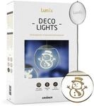 Lumix&reg; LED Deco Light Schneemann inkl. Batterien Acrylglas Leuchttaler Warmwei&szlig;