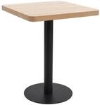 vidaXL Bistrotisch f&uuml;r 2 Personen Bartisch Bartresen Stehtisch Esstisch Tisch