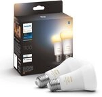Philips Hue White Ambiance E27 LED Lampen 2-er Pack (1100 lm), dimmbare LED Philips Hue White Ambiance E27 LED Lampen 2-er Pack (1100 lm), dimmbare LED