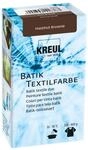 KREUL 98535 - Batik-Textilfarbe Hazelnut Brownie, 70 g, Farbpulver zum Batiken und