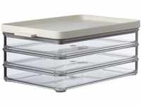 Mepal Wurst Aufbewahrung Kühlschrank mit 3 lagen - Kühlschrank Organizer Aufschnitt