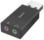 Hama Externe Soundkarte, USB Klinke Adapter (USB Soundkarte f&uuml;r Windows und Mac,