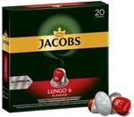 Jacobs Kaffeekapseln Lungo Classico, Intensit&auml;t 6 von 12, 20 Nespresso&reg;* kompatible