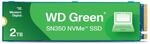 Western Digital WD Green SN350 NVMe SSD 2 TB M.2 Solid State Disk 2.000 GB...