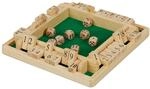 Relaxdays Shut The Box 10er, Reisespiel f&uuml;r 2 bis 4 Spieler, Spielbrett mit 8