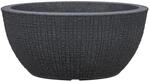 Scheurich Barceo Bowl 40, Pflanzschale/Blumentopf/Pflanzenschale, rund, Farbe: Stony