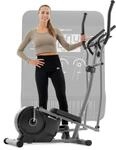HOP Sport&reg; Crosstrainer f&uuml;r Zuhause &ndash; Ultraleiser Ellipsentrainer mit 8-stufigem