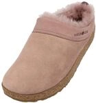 HAFLINGER Lammfellclog Snowbird Filzpantoffel Hausschuh Rosa (Rosenholz 83), Gr 38