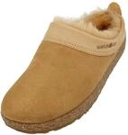 HAFLINGER Lammfellclog Snowbird Filzpantoffel Hausschuh Beige (Beigemeliert &Ouml;ko 46),