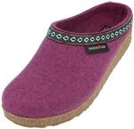 HAFLINGER Grizzly Franzl Filzpantoffel Hausschuh Filzclog Maulbeere, Gr. 41