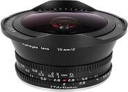 TT Artisan 7.5mm F2.0 APS-C Fisheye Objektiv Anschluss Fuji X Mount Black