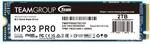 TEAMGROUP MP33 PRO 2TB M.2 PCIe 2280 NVMe 1.3 interne SSD, bis zu 2100 MB/s...