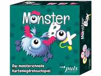puls entertainment 67676 Monster Box-Das monsterschnelle KartenLegDrehSuchspiel